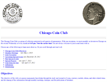 Tablet Screenshot of chicagocoinclub.org